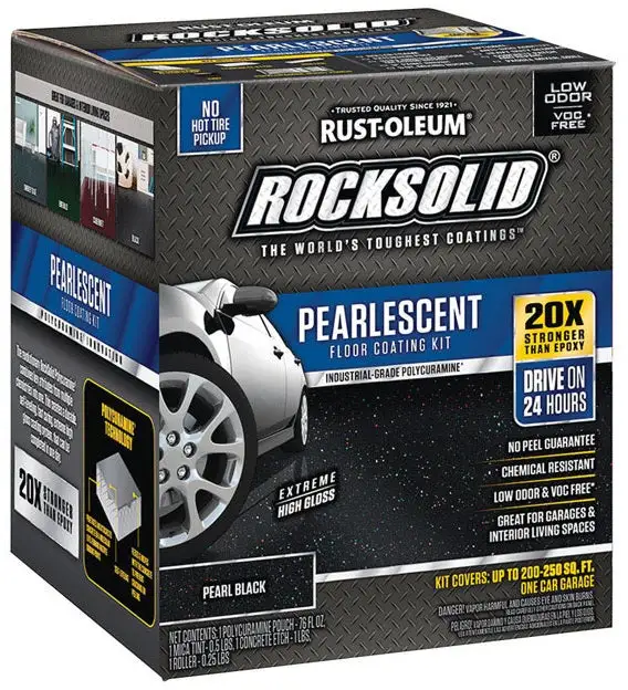 Rust-Oleum 306325 RockSolid Pearlescent Floor Coating Kit