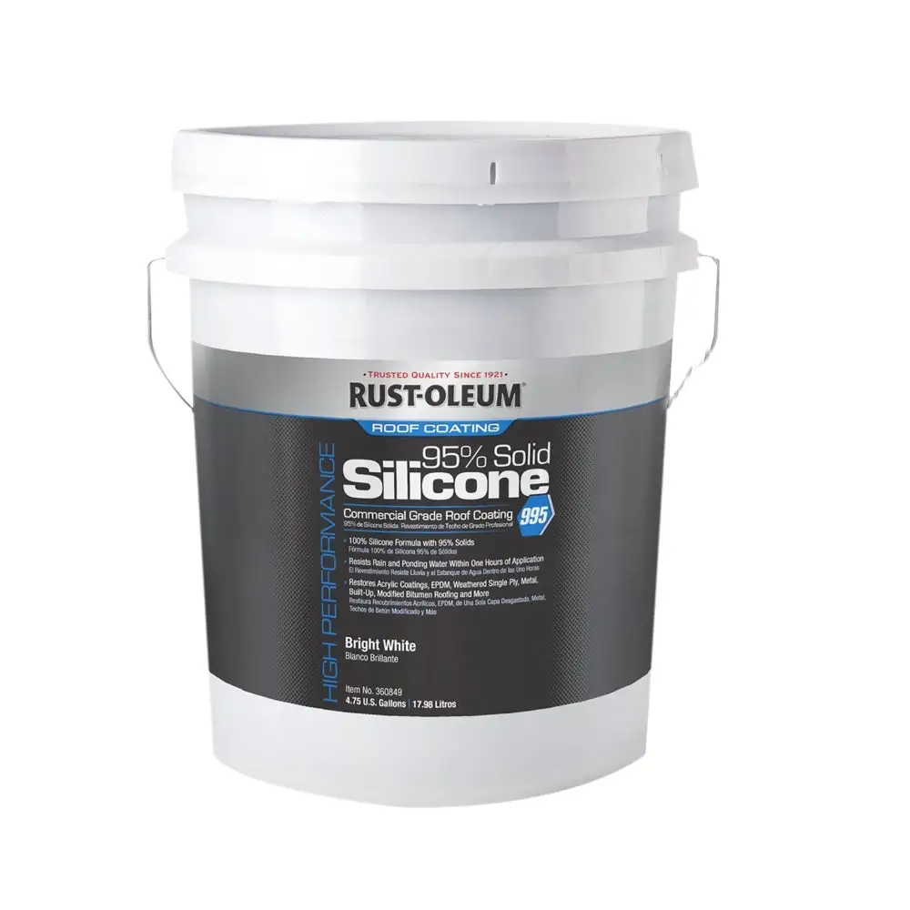 Rust-Oleum 360849 995 Silicone Commercial Grade Roof Coating