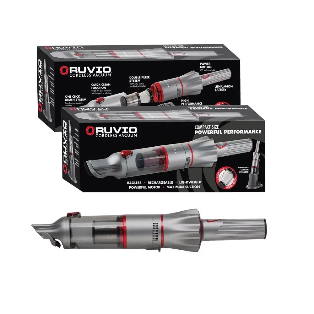 Ruvio 8559 Bagless Cordless Rechargeable Stick/Hand Vacuum