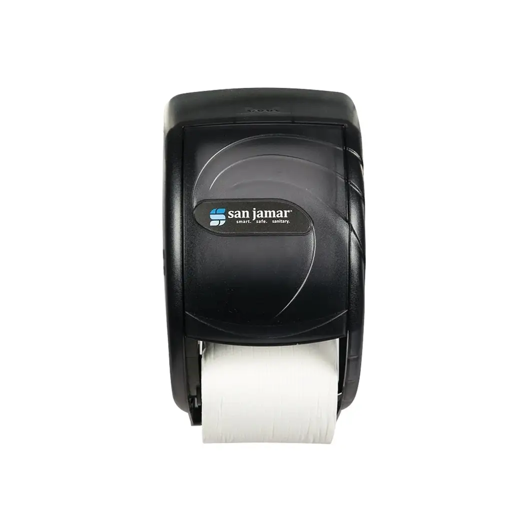 San Jamar 019880 Double Roll Bathroom Tissue Dispenser