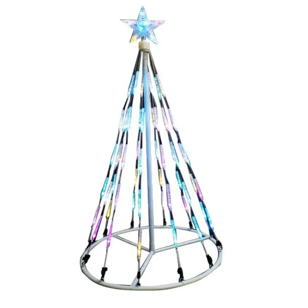 Santas Forest 60404 Changing LED Bubble Light Cone Tree