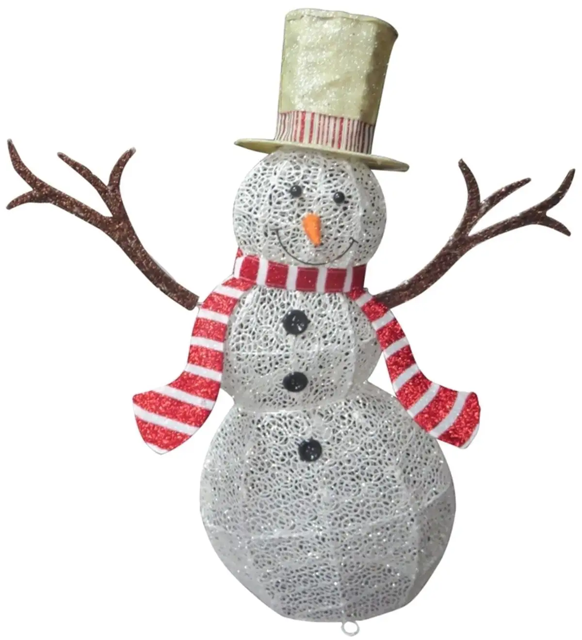 Santas Forest 58305 Decorated Traditional LED Christmas Snowman
