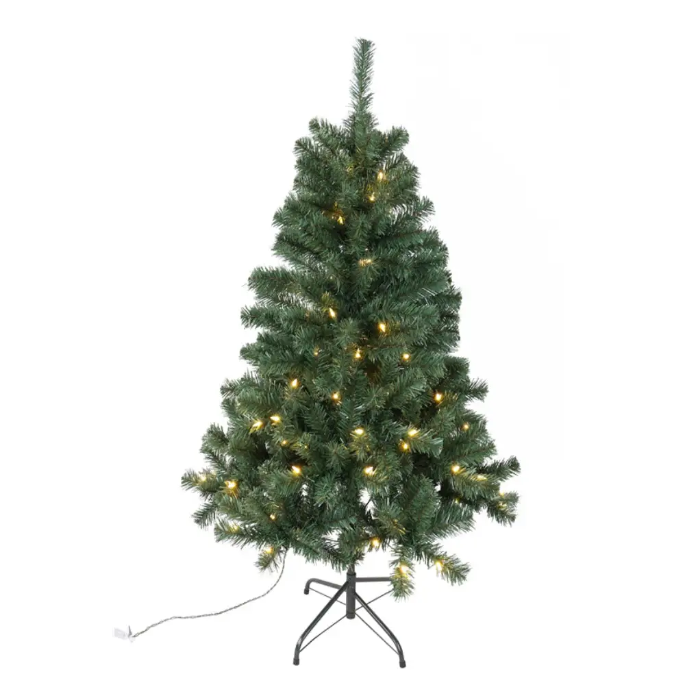 Santas Forest 61946 Noble Fir Sheared Prelit Christmas Tree