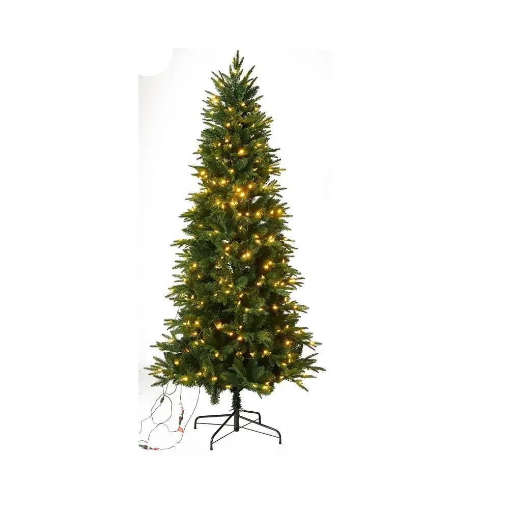 Santas Forest 27771 Prelit Black Hills Spruce Christmas Tree