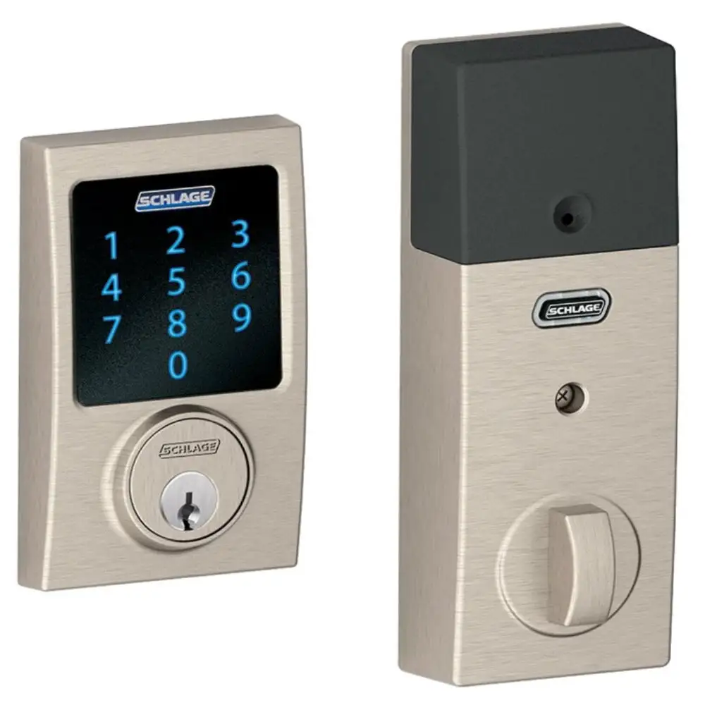 Schlage BE479AAVCEN619 Sense Smart Deadbolt with Century Trim