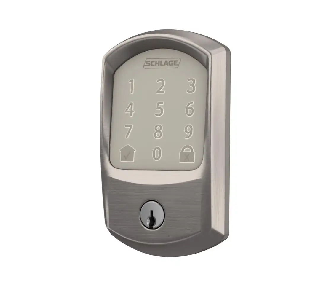 Schlage BE489WBVGRW619 Encode WiFi Deadbolt with Greenwich Trim