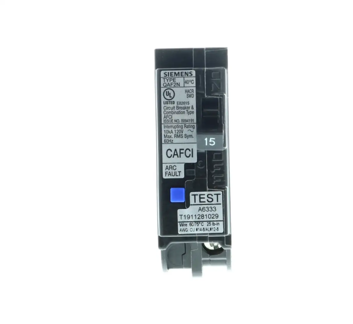 Siemens QA115AFCN Circuit Breaker