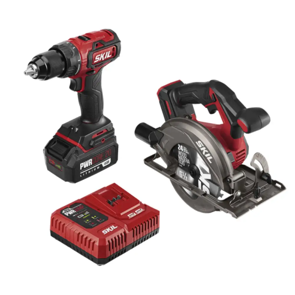 Skil CB7475-1A PWRCore 20 Brushless Drill Driver And Circular Saw Kit