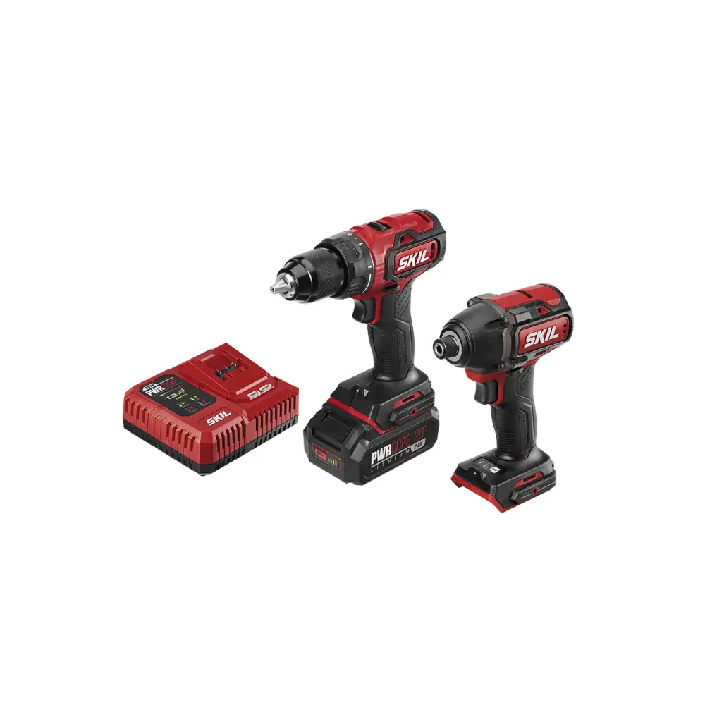 Skil CB743701 PWRCore 20 Drill Driver And Impact Driver Kit