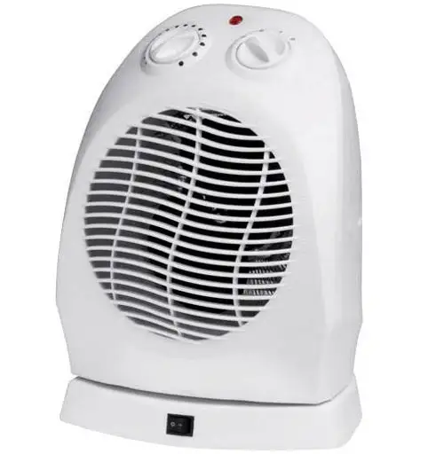 Soleil FH-101A Thermostat Oscillating Ceramic Personal Heater