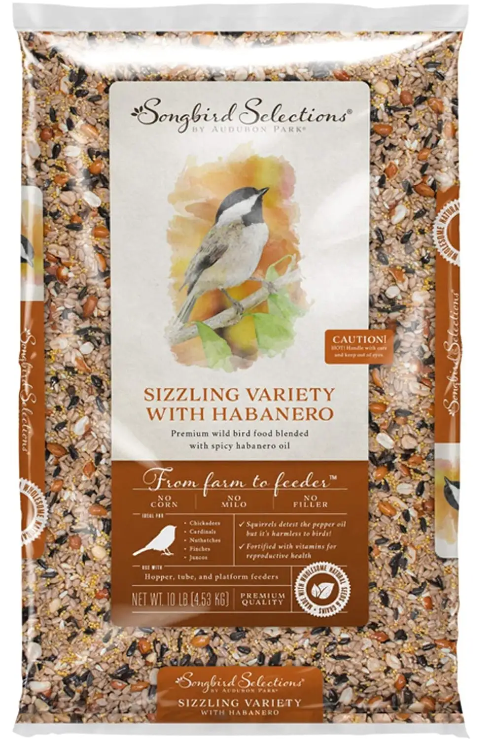 Songbird Selections 13637 Sizzling Variety With Habanero Wild Bird Food