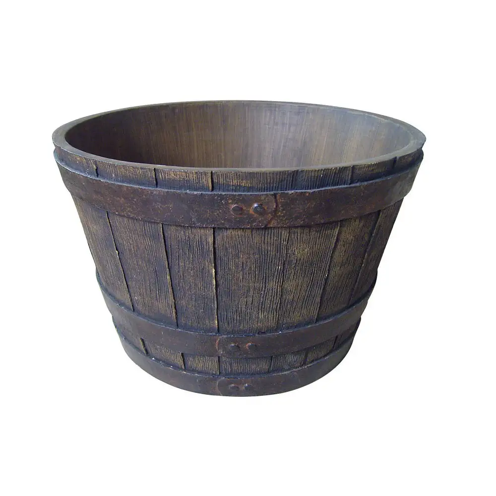 Southern Patio FGS-471498 Whiskey Barrel Planter