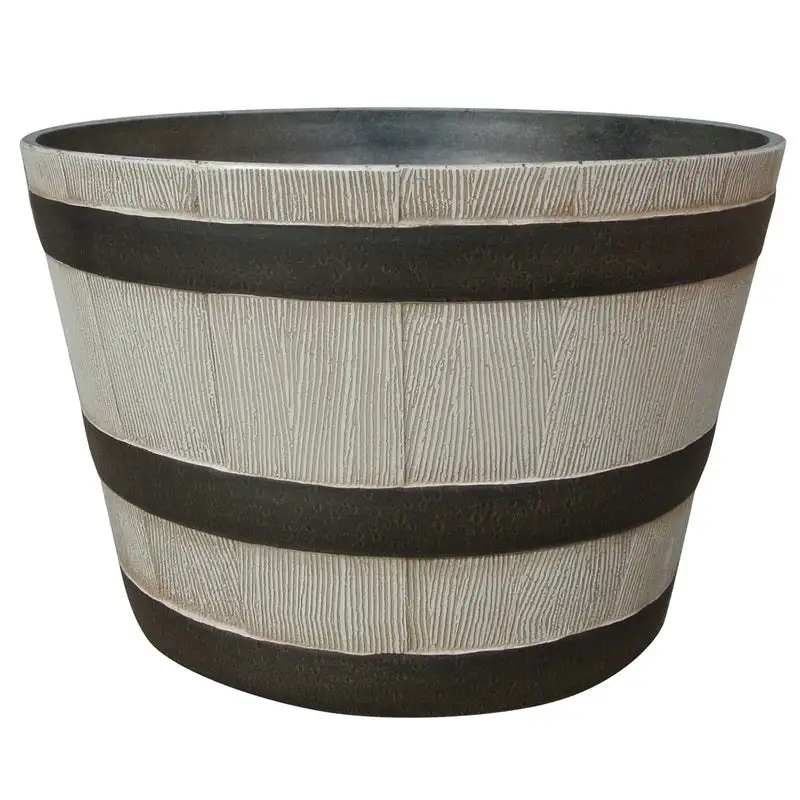 Southern Patio HDR-057901 Whiskey Barrel Planter