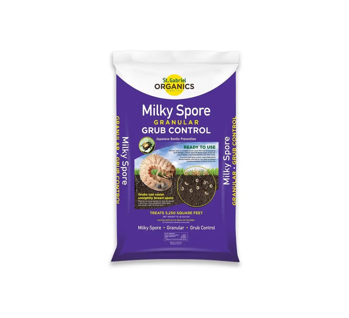 St. Gabriel Organics 80015-4 Milky Spore Granular Grub and Insect Control