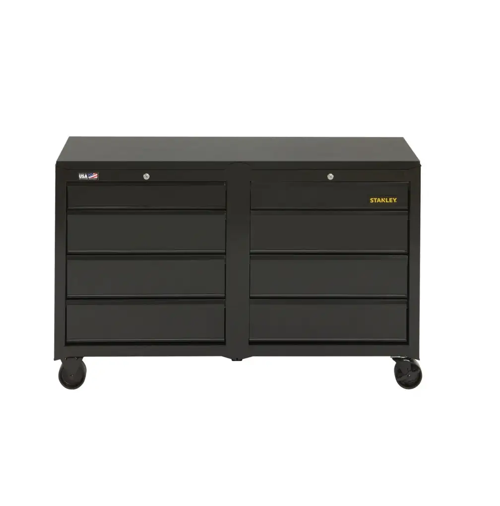 Stanley STST25381BK 100 series 8-drawer mobile workbench