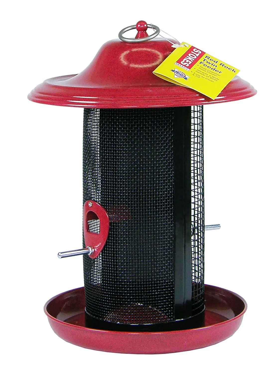 Stokes Select 38199 Red Rock Twin Chamber Bird Feeder