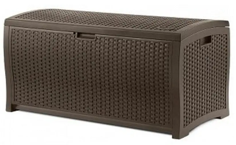 Suncast DBW7300 Resin Wicker Deck Box