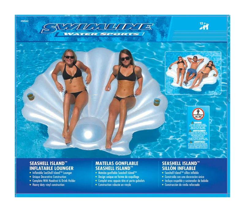 Swimline 90542 Seashell Lounger