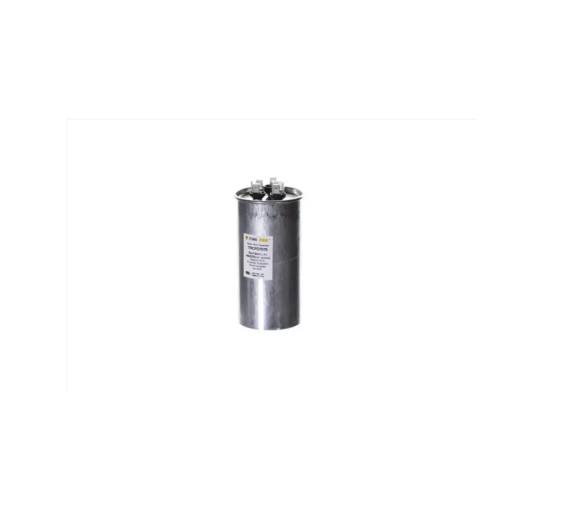 Titan Pro TRCFD7075 70+7.5 MFD Round Run Capacitor