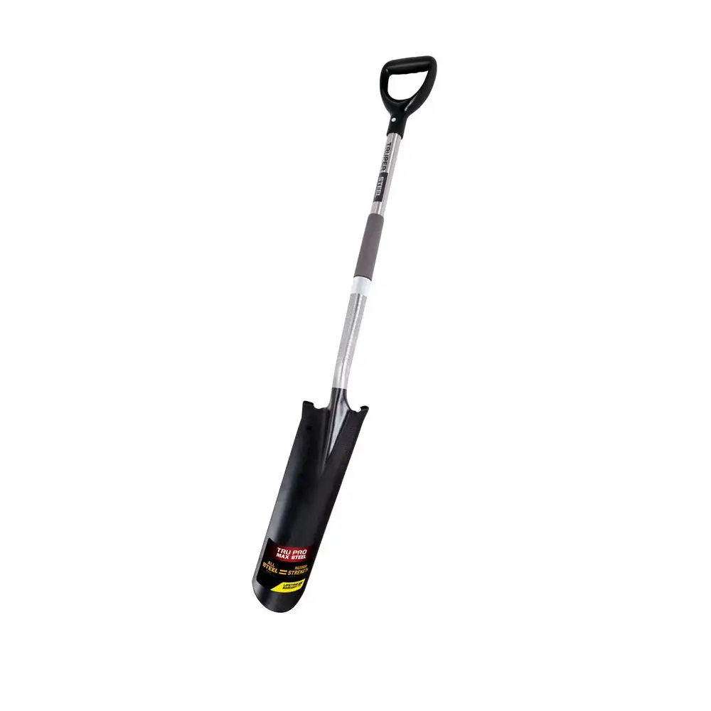 Truper PEP16-ST Tru Pro D-Handle Drain Spade