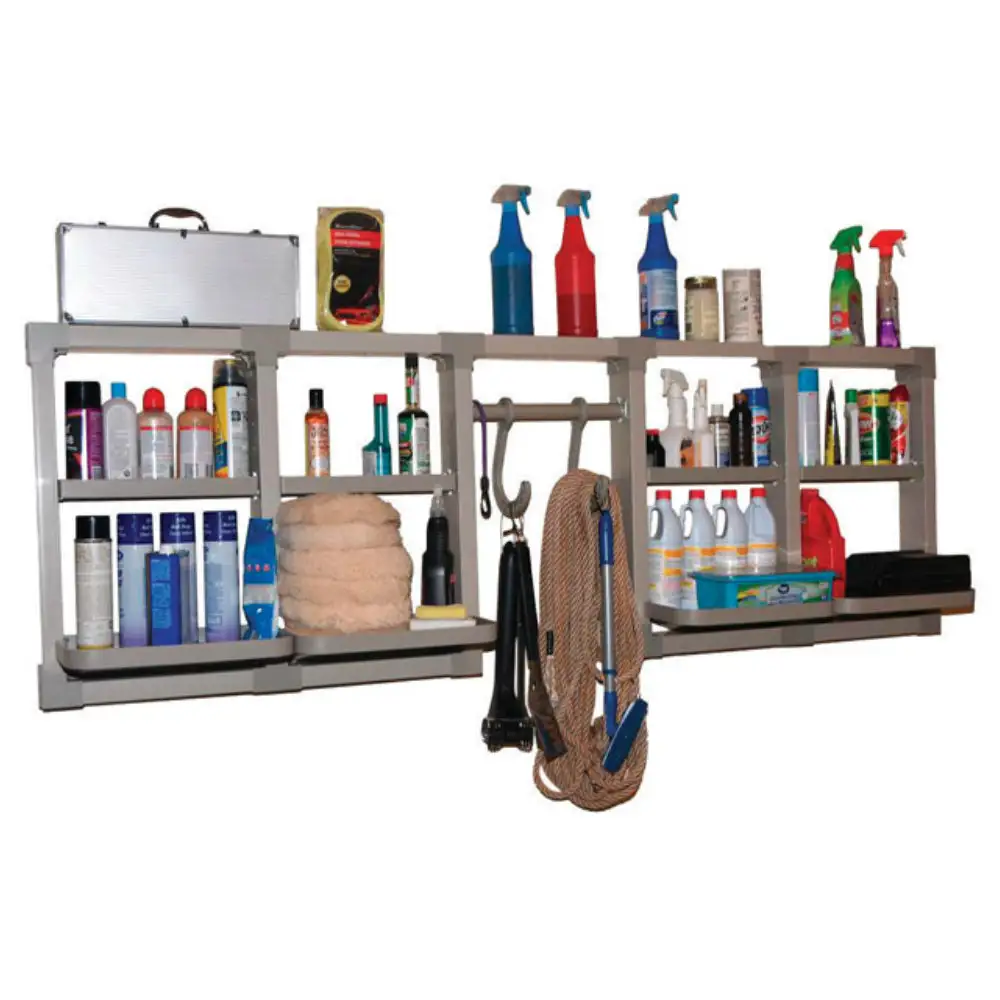 Uni-Caddy 01173700 Heavy Duty Pvc Versacaddy Garage Wall Shelf Kit