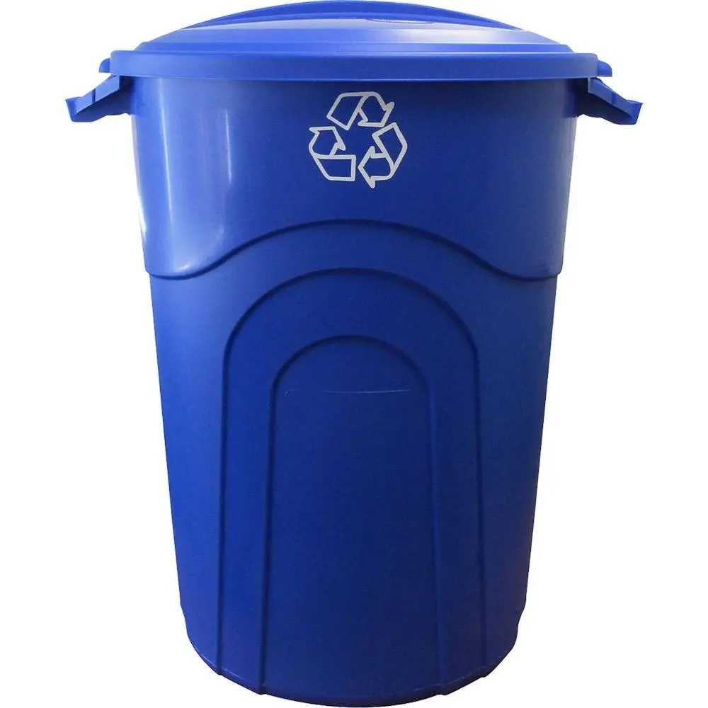 United Solutions TI0028 Outdoor Recycling Trash Can