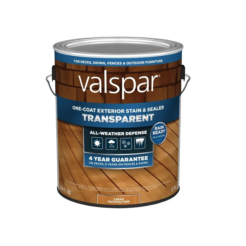 Valspar VL1028075-16 One-Coat Transparent Stain and Sealer