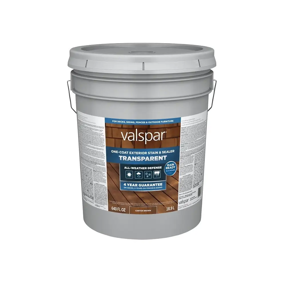 Valspar VL1028079-20 One-Coat Transparent Stain and Sealer