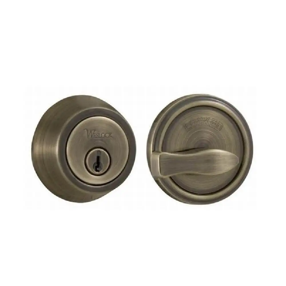 Weslock 00671-A-ASL23 600-Series Single Cylinder Deadbolt