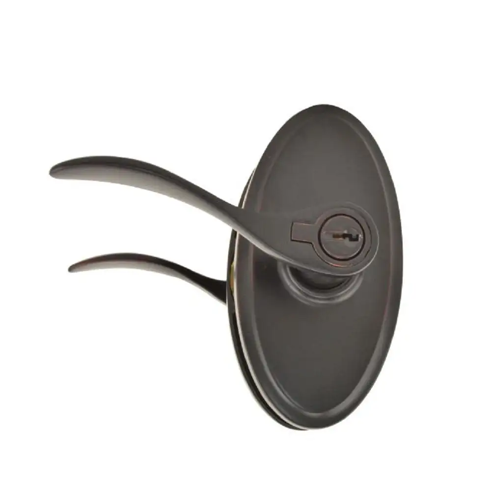 Weslock L2740U1U1SL23 Left Hand Bordeau Oval Entry Door Lever