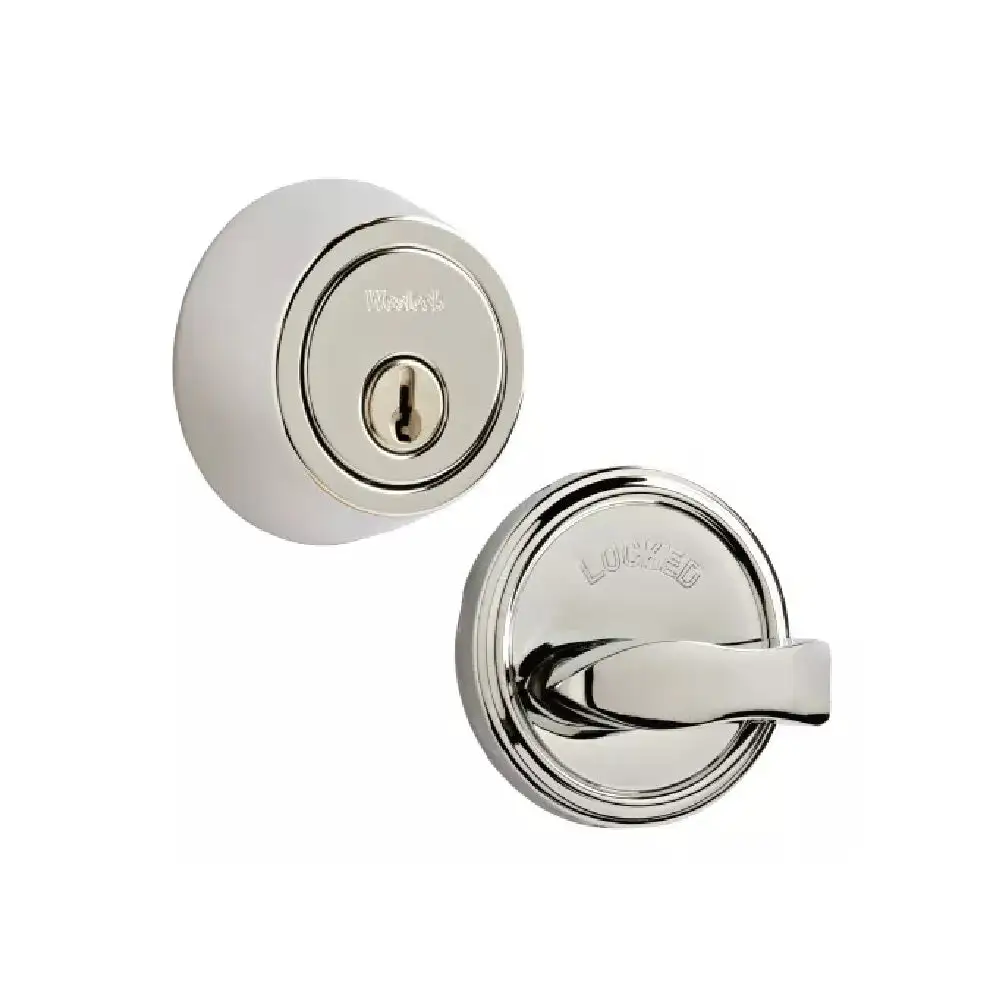 Weslock 00671-6-6SL23 600-Series Single Cylinder Deadbolt