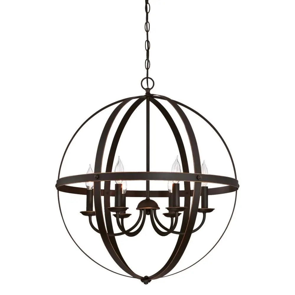 Westinghouse 63282 Stella Mira 6-Light with Highlights Chandelier