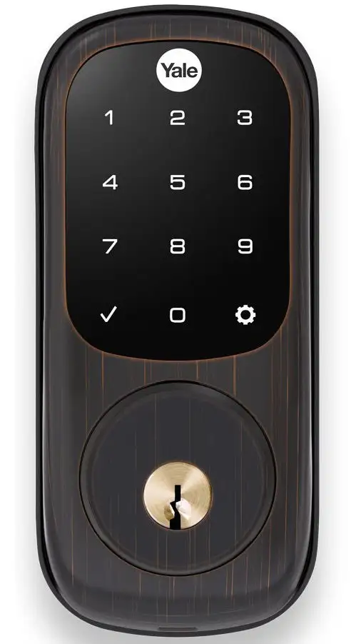 Yale YRD226HA20BPKWKD Single Cylinder Touchscreen Deadbolt