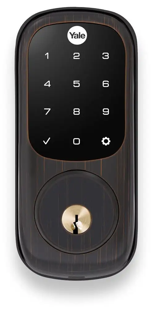 Yale YRD226ZW20BPKWKD Single Cylinder Touchscreen Z-Wave Deadbolt