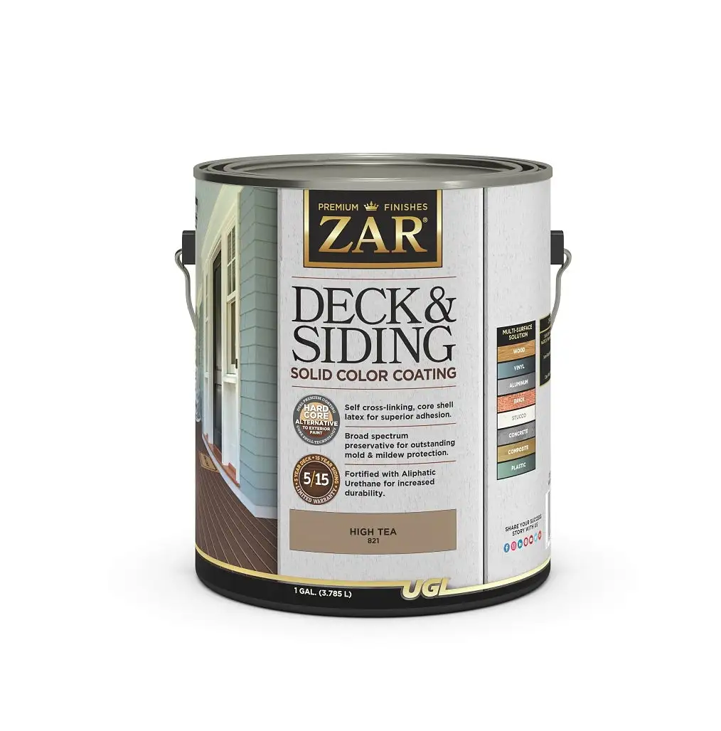 Zar 82113 Deck and Siding Solid Color Coating