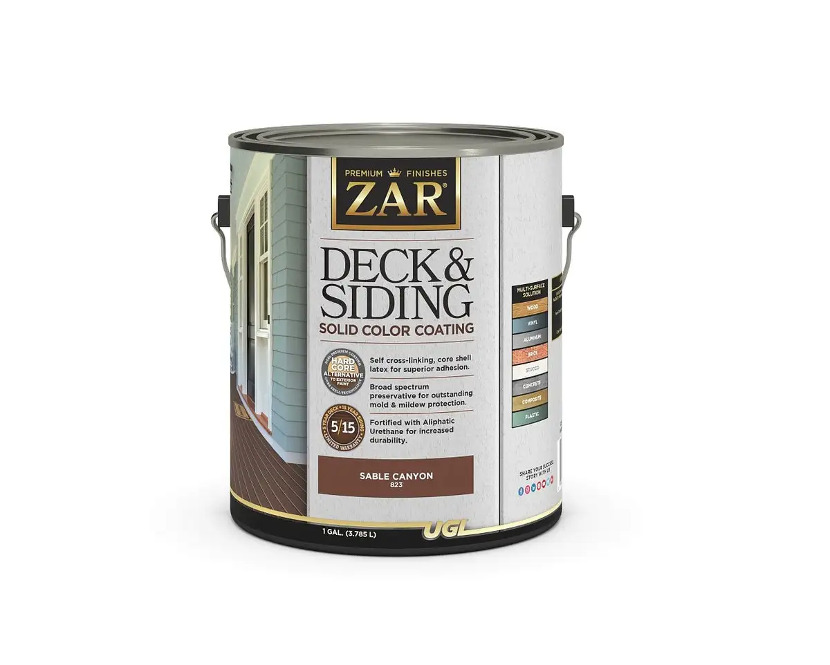 Zar 82313 Deck and Siding Solid Color Coating