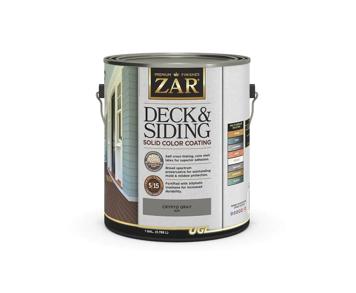 Zar 82413 Deck and Siding Solid Color Coating