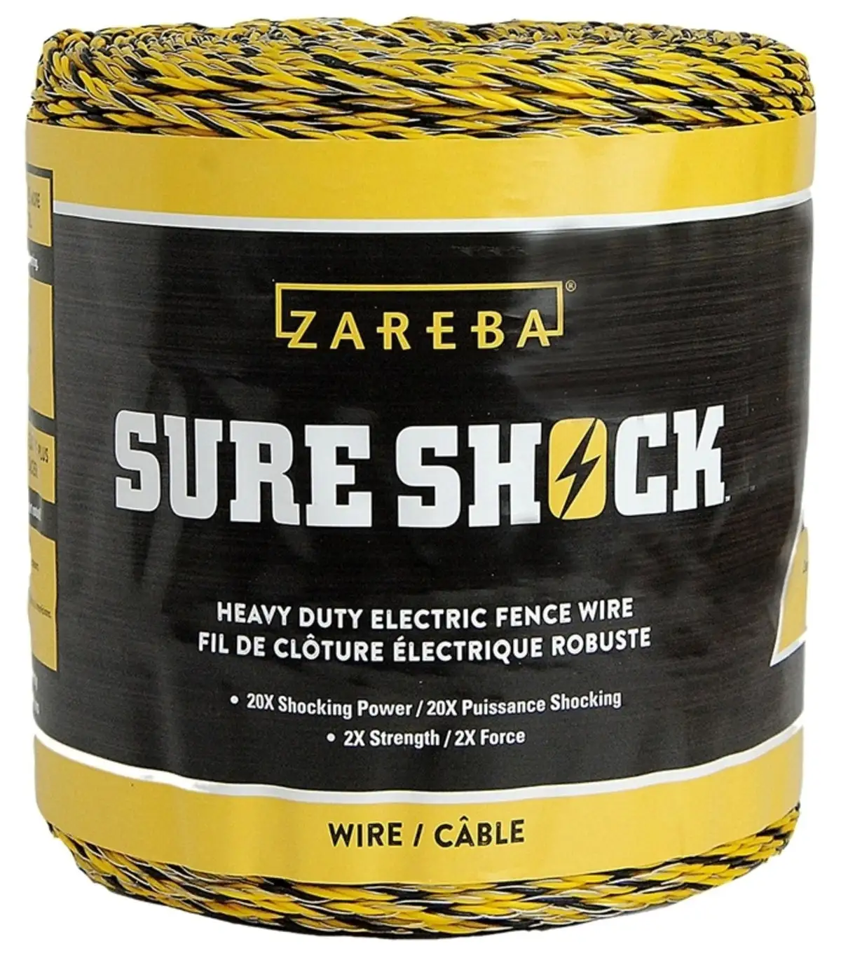 Zareba HDW1320YA-Z Sure Shock Heavy-Duty Polywire