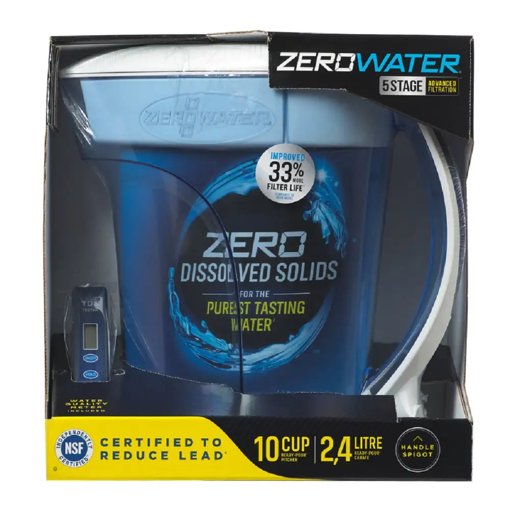 ZeroWater ZD-010 Ready Pour Water Filtration Pitcher