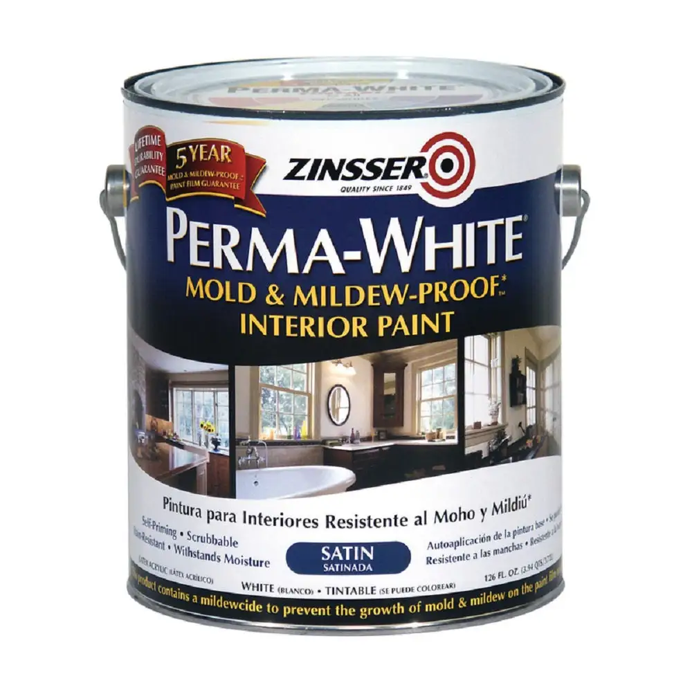 Zinsser 2711 Perma-White Mold and Mildew-Proof Paint