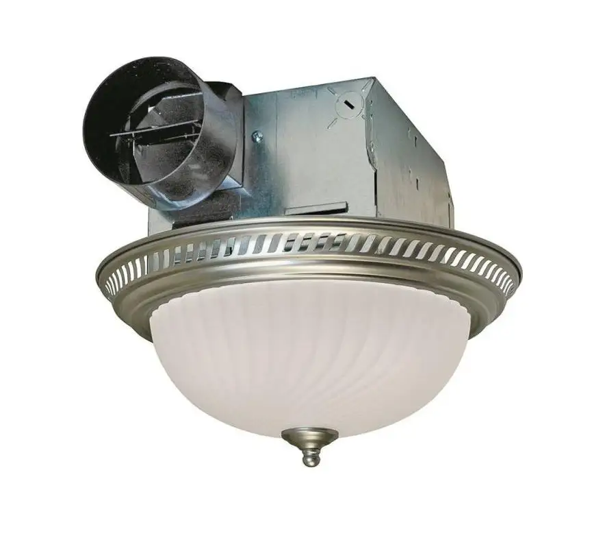 Air King DRLC702 Round Bath Fan with Light