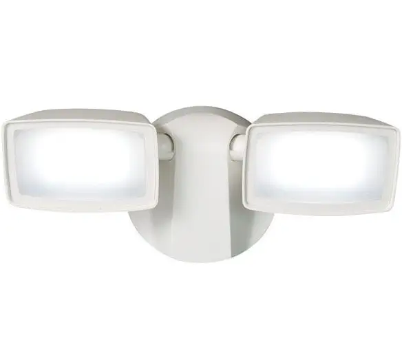 All-Pro FT1850LW LED White Outdoor Flood Light With On/Off Activation