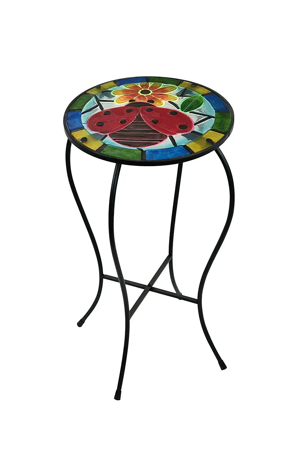 Alpine KIY128A Ladybug Glow In The Dark Plant Stand