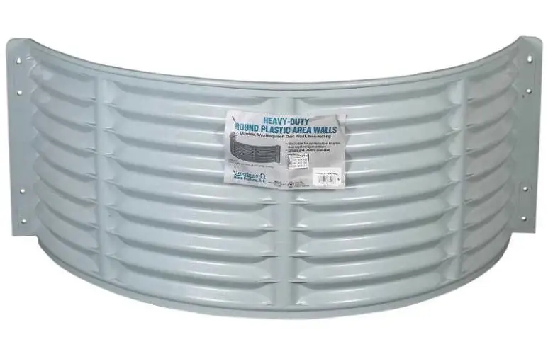 Amerimax 75208 Plastic Area Wall