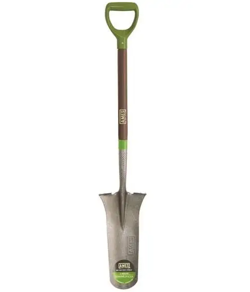 Ames 2531900 Union Round Point Drain Spade