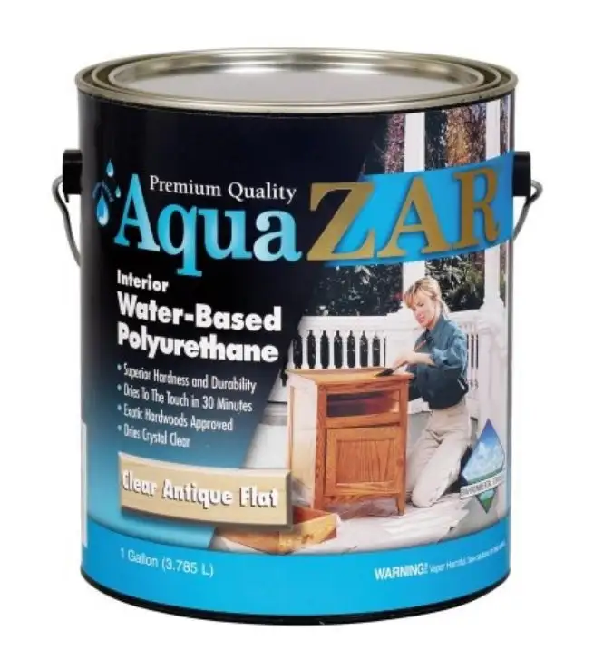 United Gilsonite 34413 Antique Flat Aqua ZAR Water Based Polyurethane