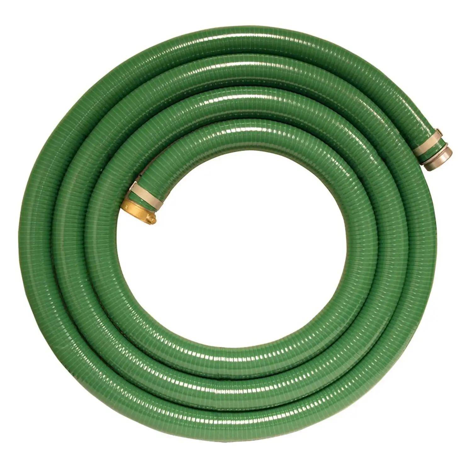 Apache 98128035 2-inch Diameter 15 Foot PVC Water and Fuel Suction Hose, Green