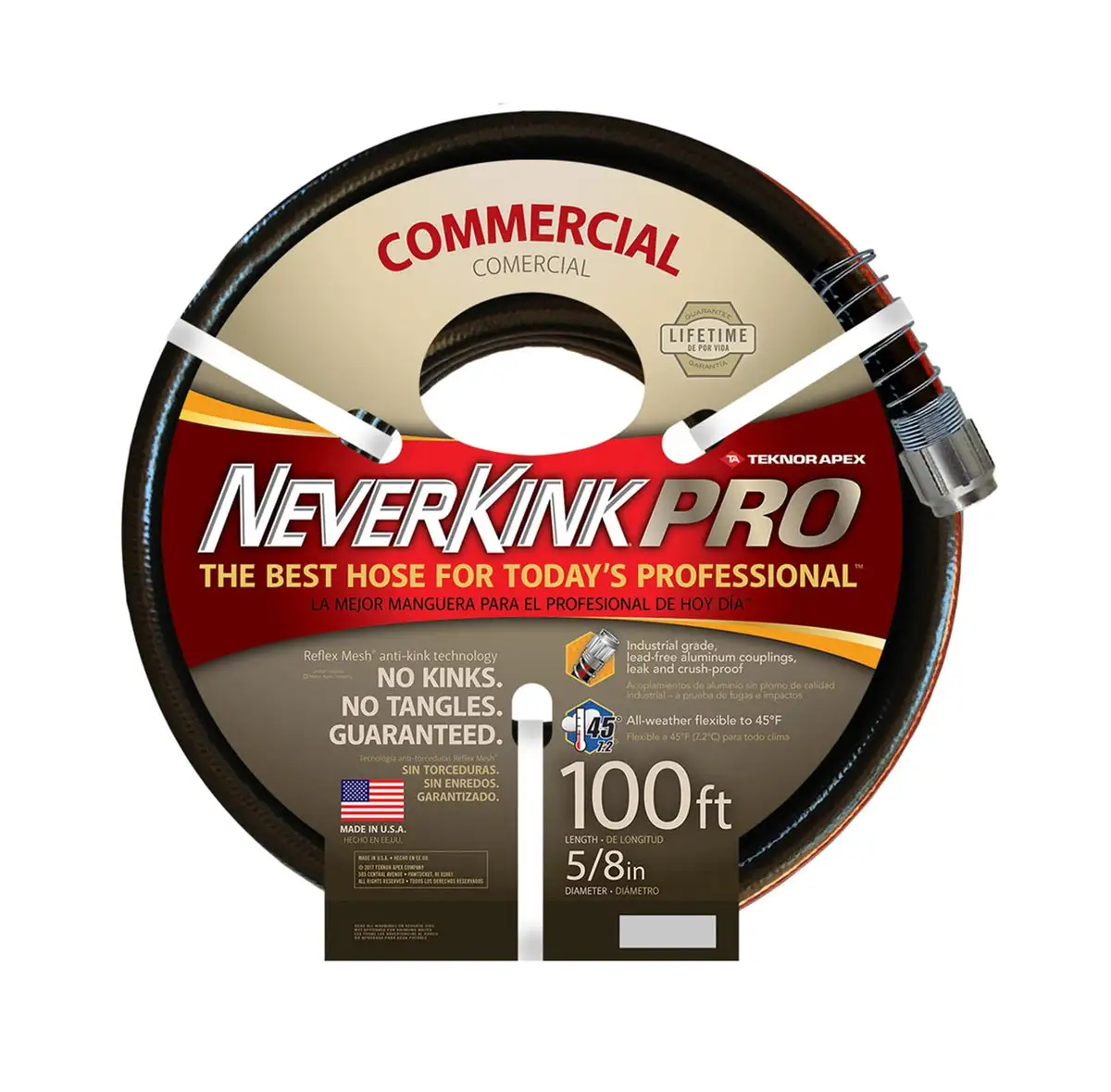 Apex 8845-100 Neverkink Pro Commercial Garden Hose