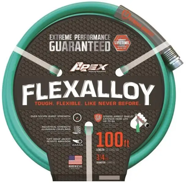 Apex 9550-100 Flexalloy Garden Hose