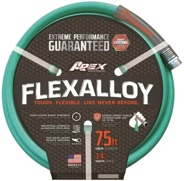Apex 9550-75 Flexalloy Garden Hose